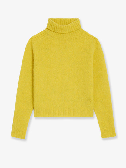 Celine Wool turtleneck with Triomphe embroidery - Jaune
