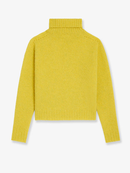 Celine Wool turtleneck with Triomphe embroidery - Jaune