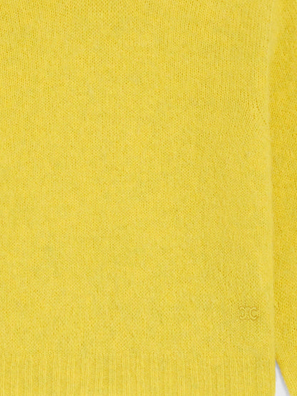 Celine Wool turtleneck with Triomphe embroidery - Jaune