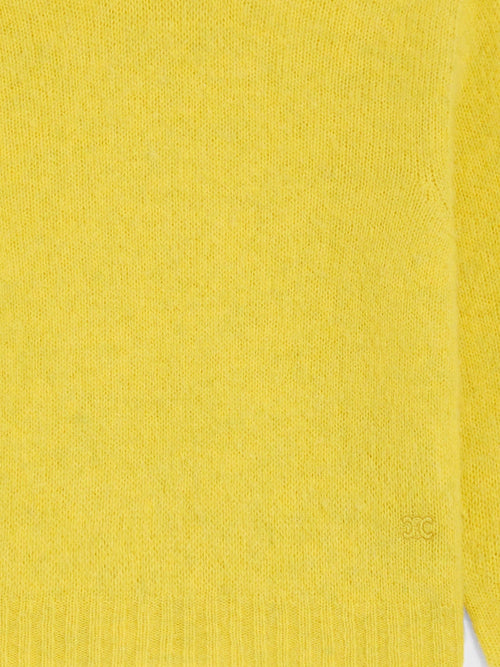 Celine Wool turtleneck with Triomphe embroidery - Jaune