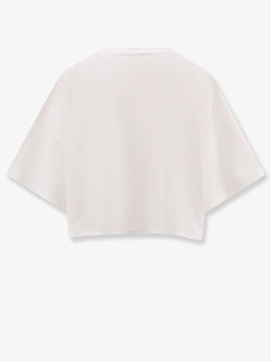 Chloe' Cropped Cotton T Shirt