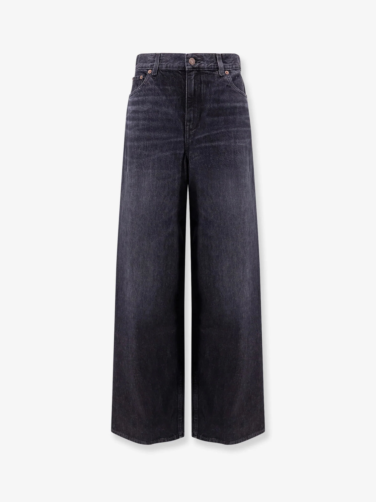 CHLOE' - Jeans with iconic leather logo tag