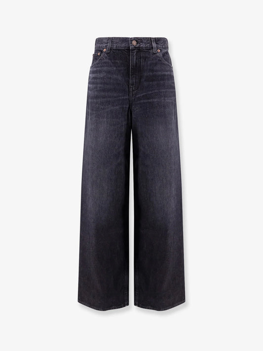 Chloe' Jeans With Iconic Leather Logo Tag