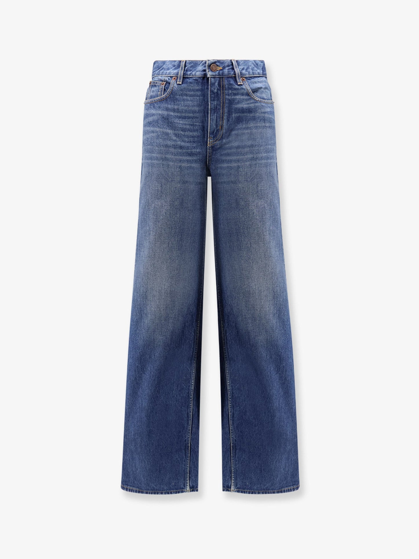 Chloe' Jeans With Leather Logo Tag