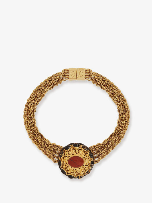 Chloe' Chloé Magnificent Brass Necklace
