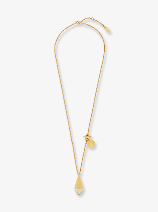 Chloe' Chloé Prism Brass Necklace