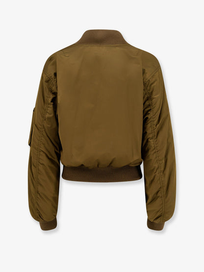 Chloe' Nylon Bomber Jacket
