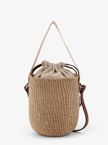 Chloe' Woody Rafia Bucket Bag