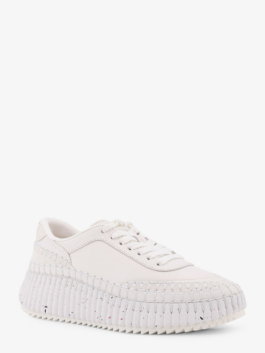 Chloe' Nama Low Top Leather Sneakers