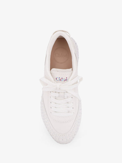 Chloe' Nama Low Top Leather Sneakers