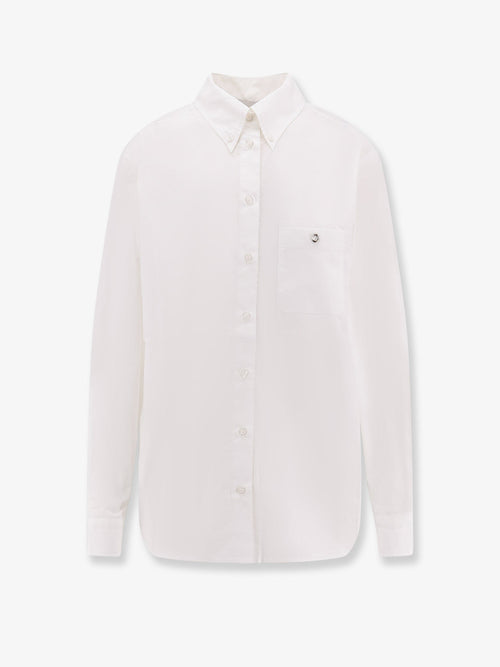 Coperni Boyfriend popeline cotton Shirt - White