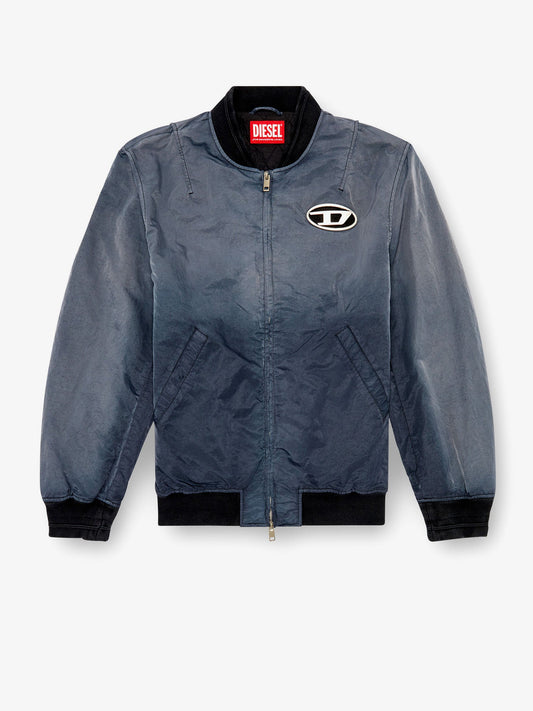 Diesel J Kepes Delavé Nylon Bomber Jacket