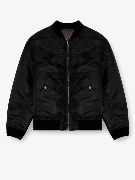 Diesel J Held Nylon Revesible Bomber Jacket