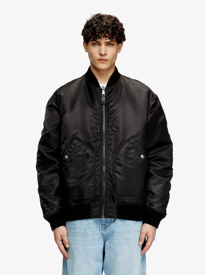 Diesel J Held Nylon Revesible Bomber Jacket