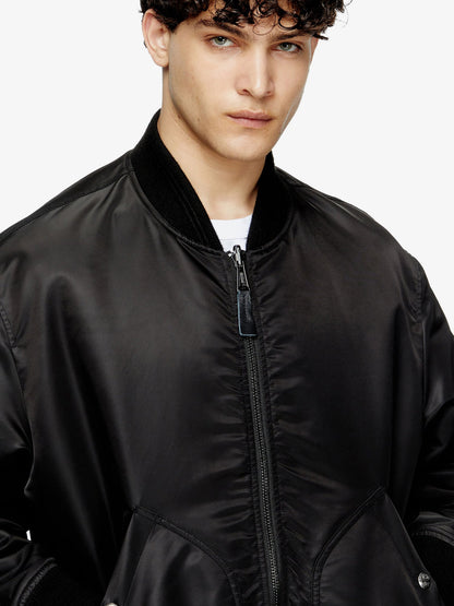 Diesel J Held Nylon Revesible Bomber Jacket