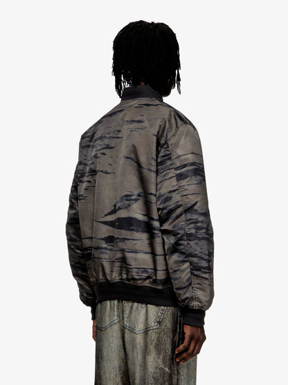 Diesel J Kepes Dlbz Nylon Bomber Jacket