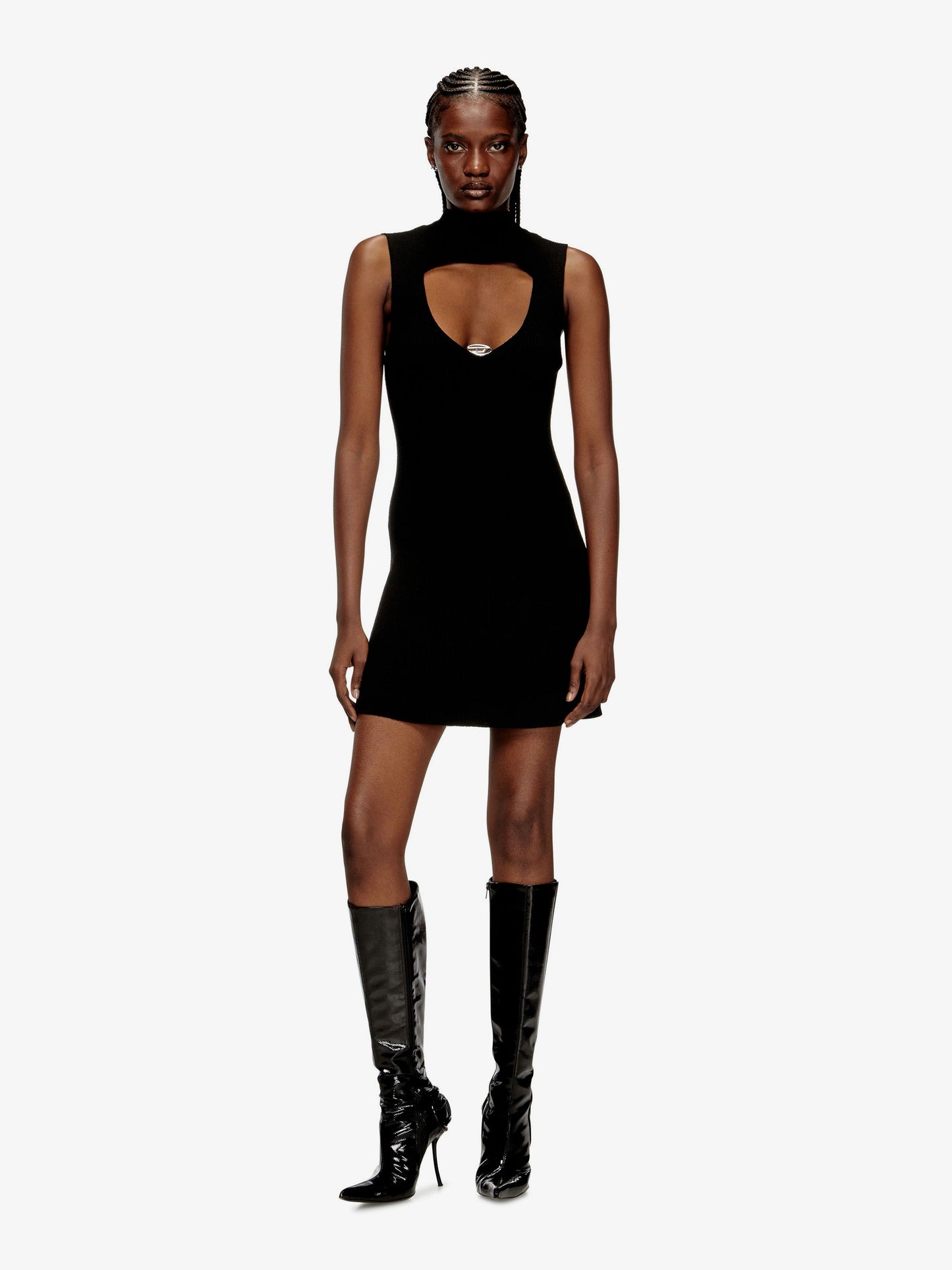 Diesel M Oloni Wool Short Dress