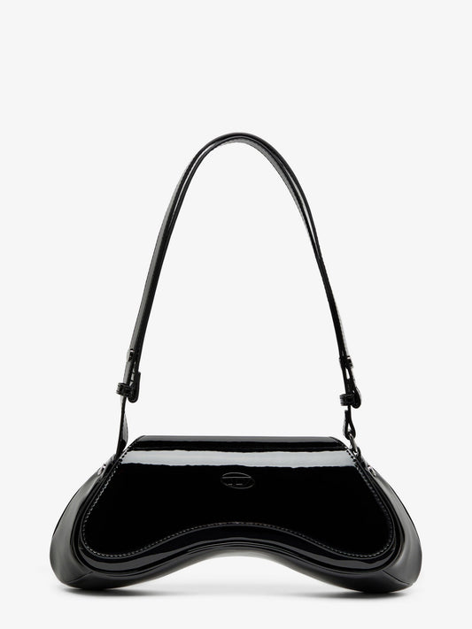 Diesel Play Crossbody Patent Fabric Bag