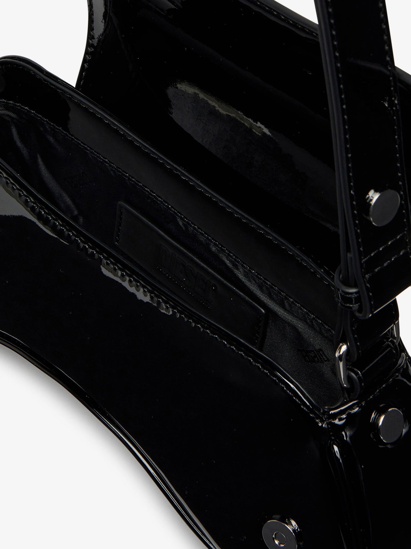 Diesel Play Crossbody Patent Fabric Bag