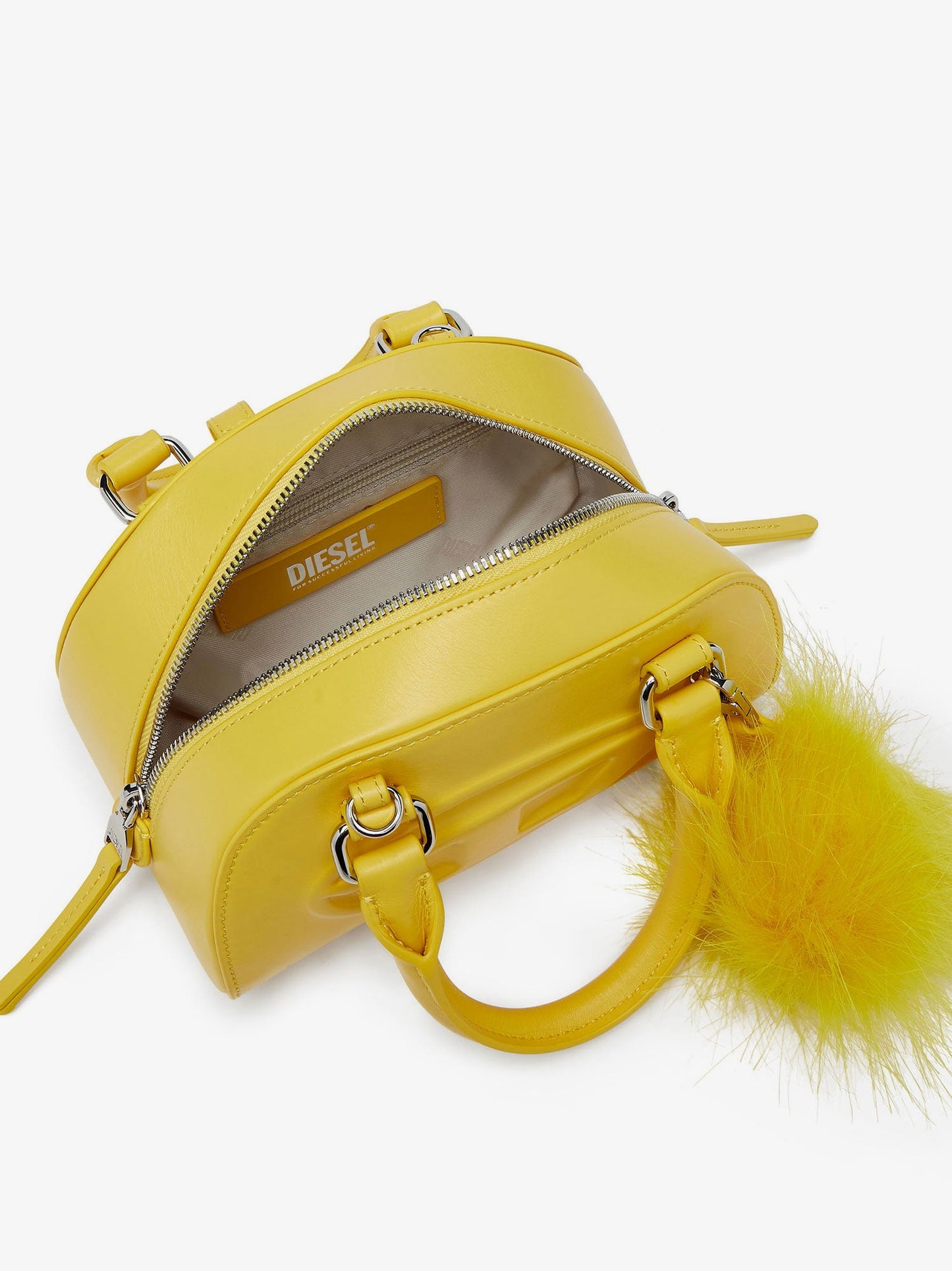 Diesel 1 Dr Dome Leather Shoulder Bag
