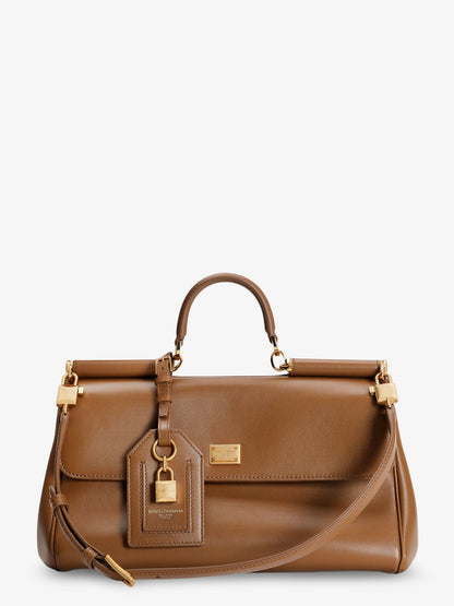 Dolce & Gabbana My Sicily Leather Crossbody Bag
