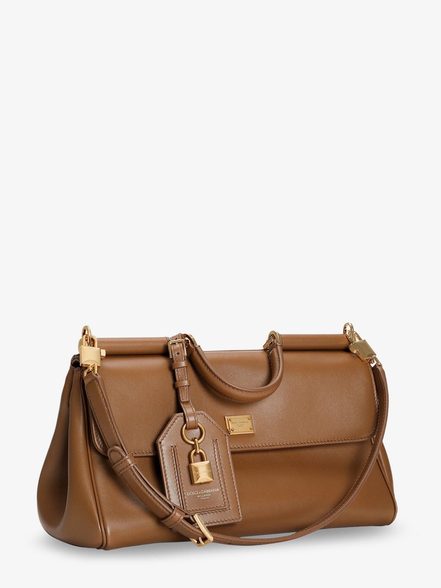 Dolce & Gabbana My Sicily Leather Crossbody Bag