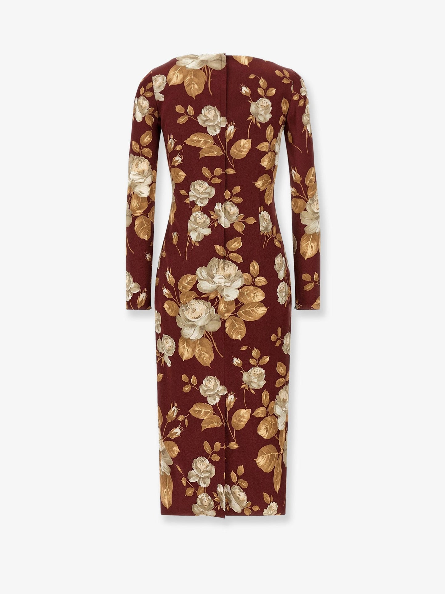 Dolce & Gabbana Midi Dress With Animal Print