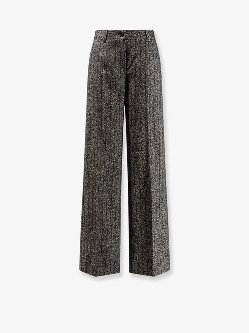 Dolce & Gabbana Striped wool blend trousers - Rigato