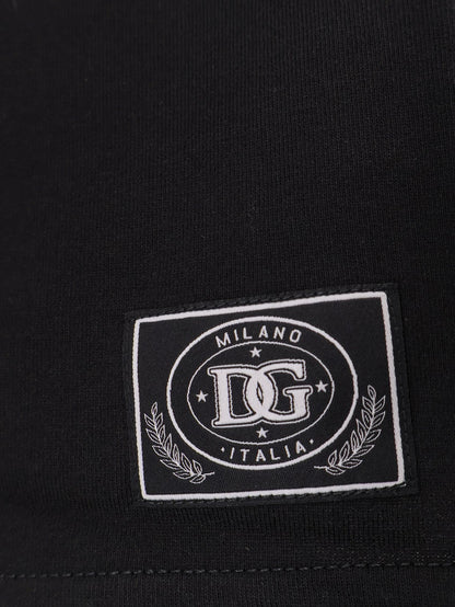 Dolce & Gabbana Cotton T Shirt With Embossed Dg Logo