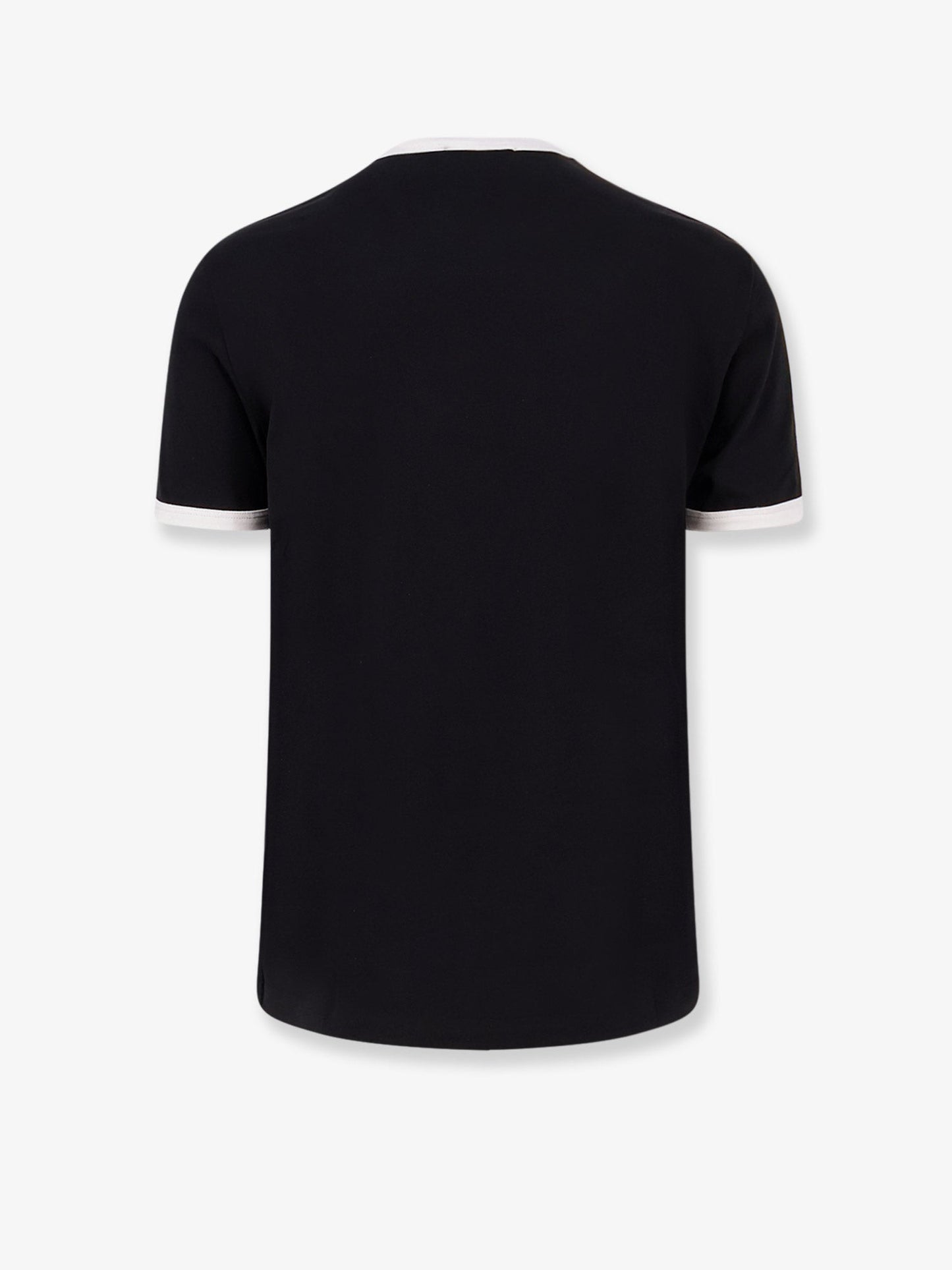 Dolce & Gabbana Cotton T Shirt With Flocked Logo Print
