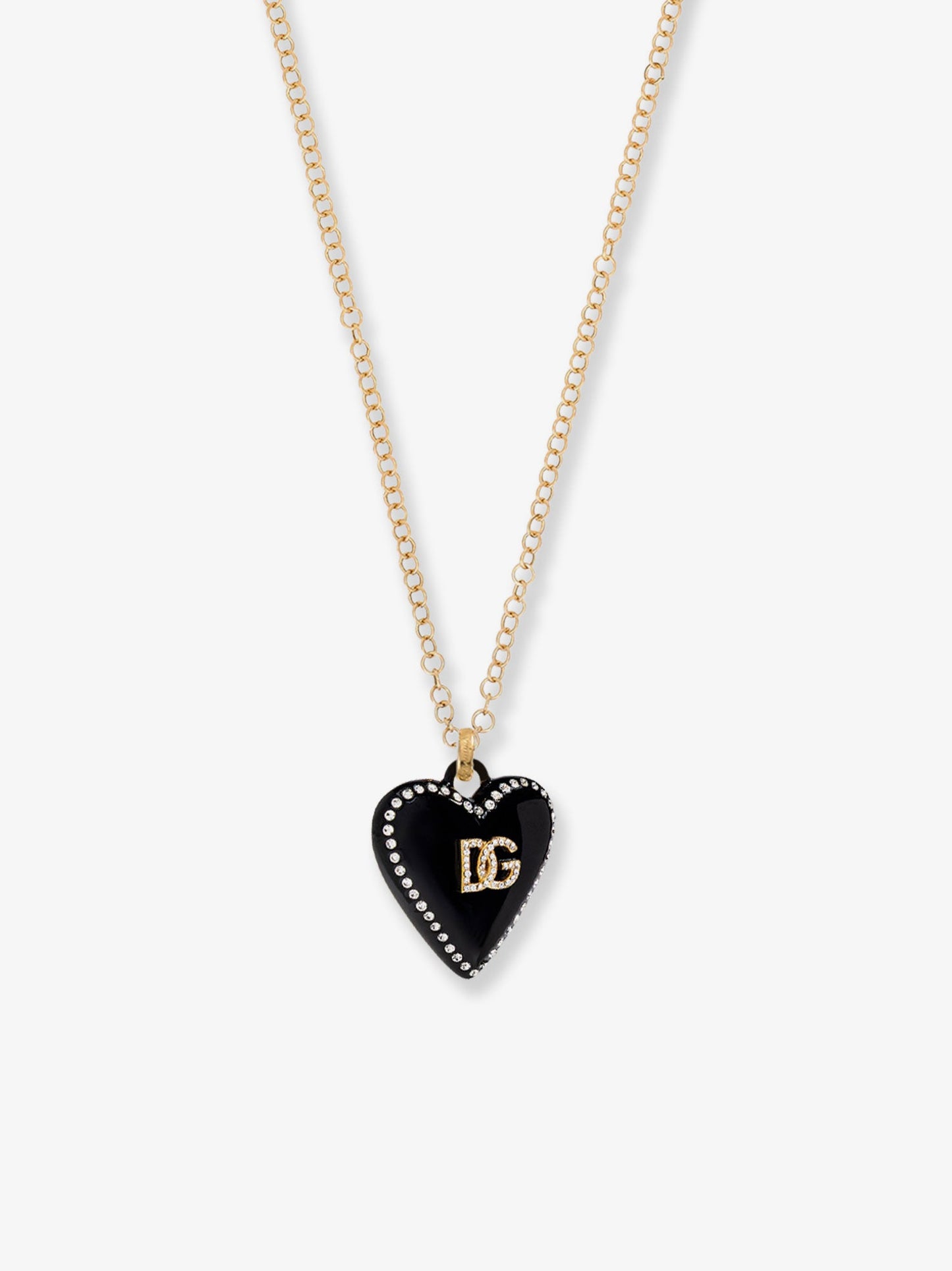 Dolce & Gabbana Metal Necklace With Rhinestones