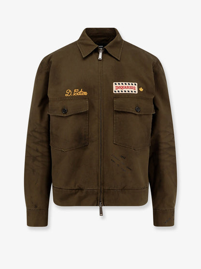Dsquared2 Dsquared2 Bros Cotton padded Jacket - Desert Tan