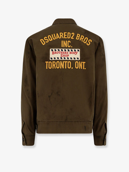 Dsquared2 Dsquared2 Bros Cotton padded Jacket - Desert Tan