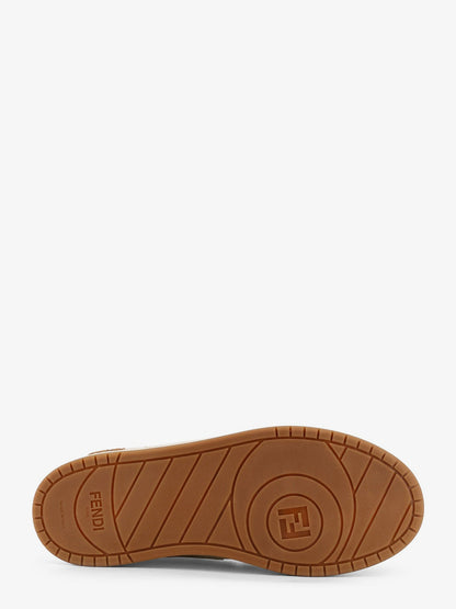 Fendi Match Leather Sneakers With Suede Inserts