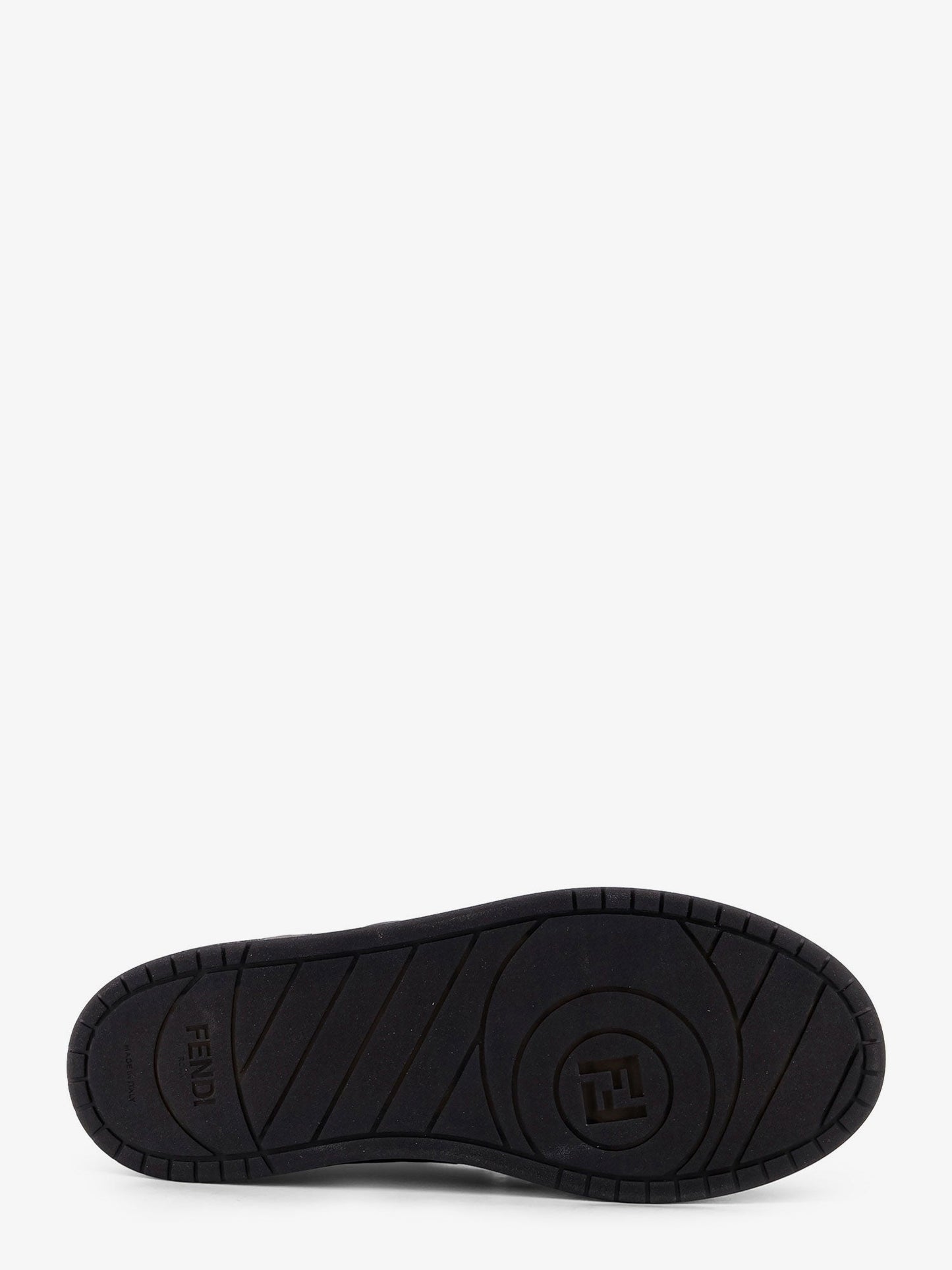 Fendi Match Leather Sneakers With Suede Inserts