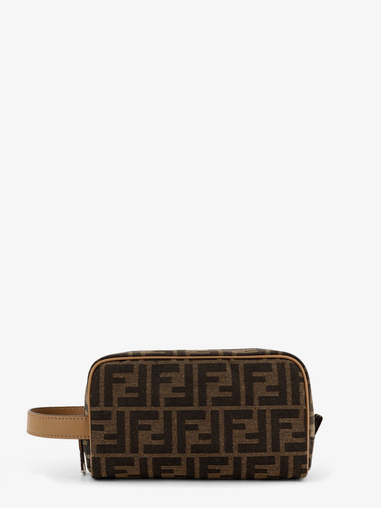 Fendi Ff Jacquard Fabric Beauty Small
