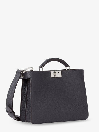 Fendi Peekaboo I See U Small Leather Crossbody Bag