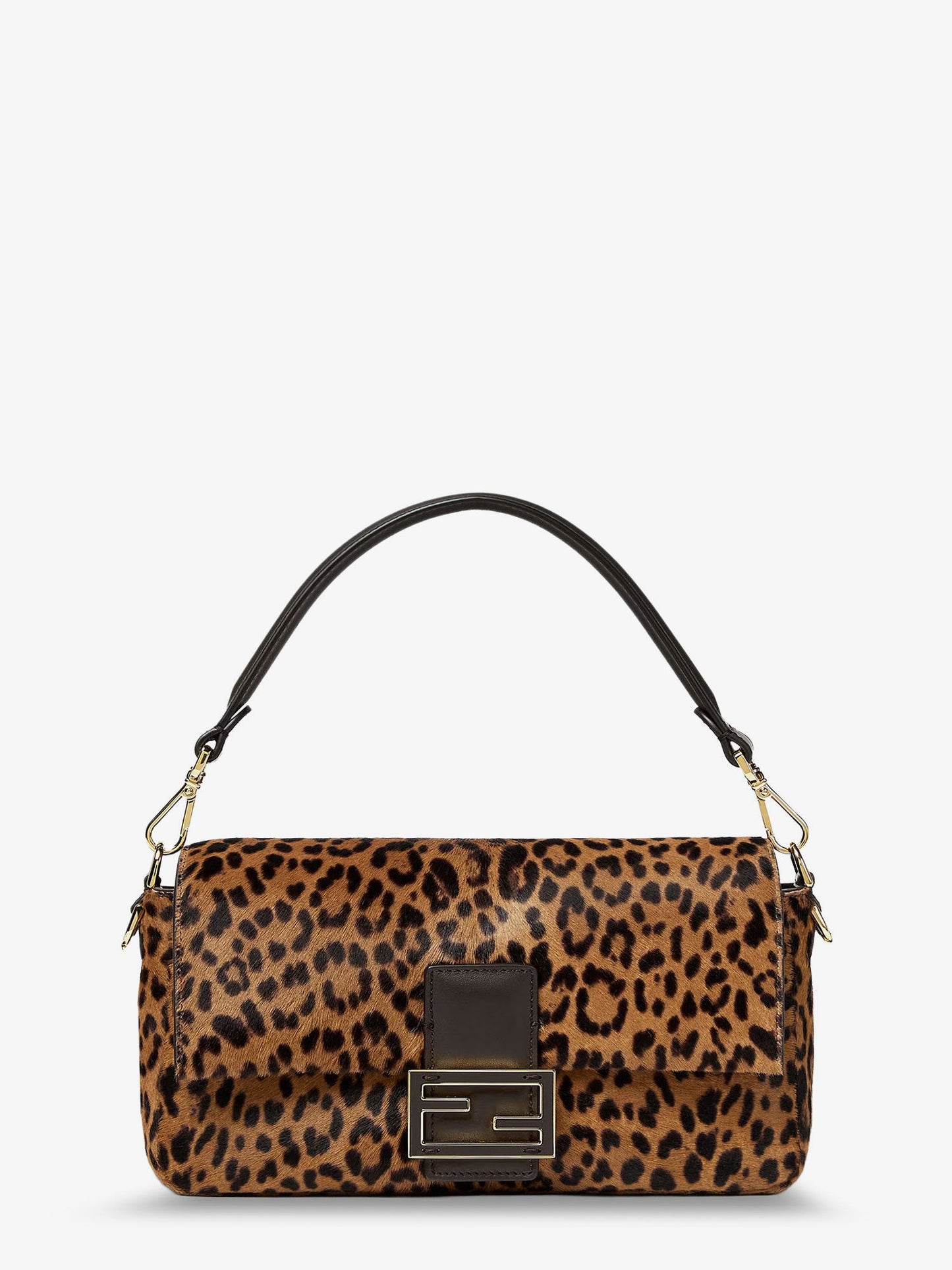 Fendi Baguette® Handbag In Raffia With All Over Ff Embroidery