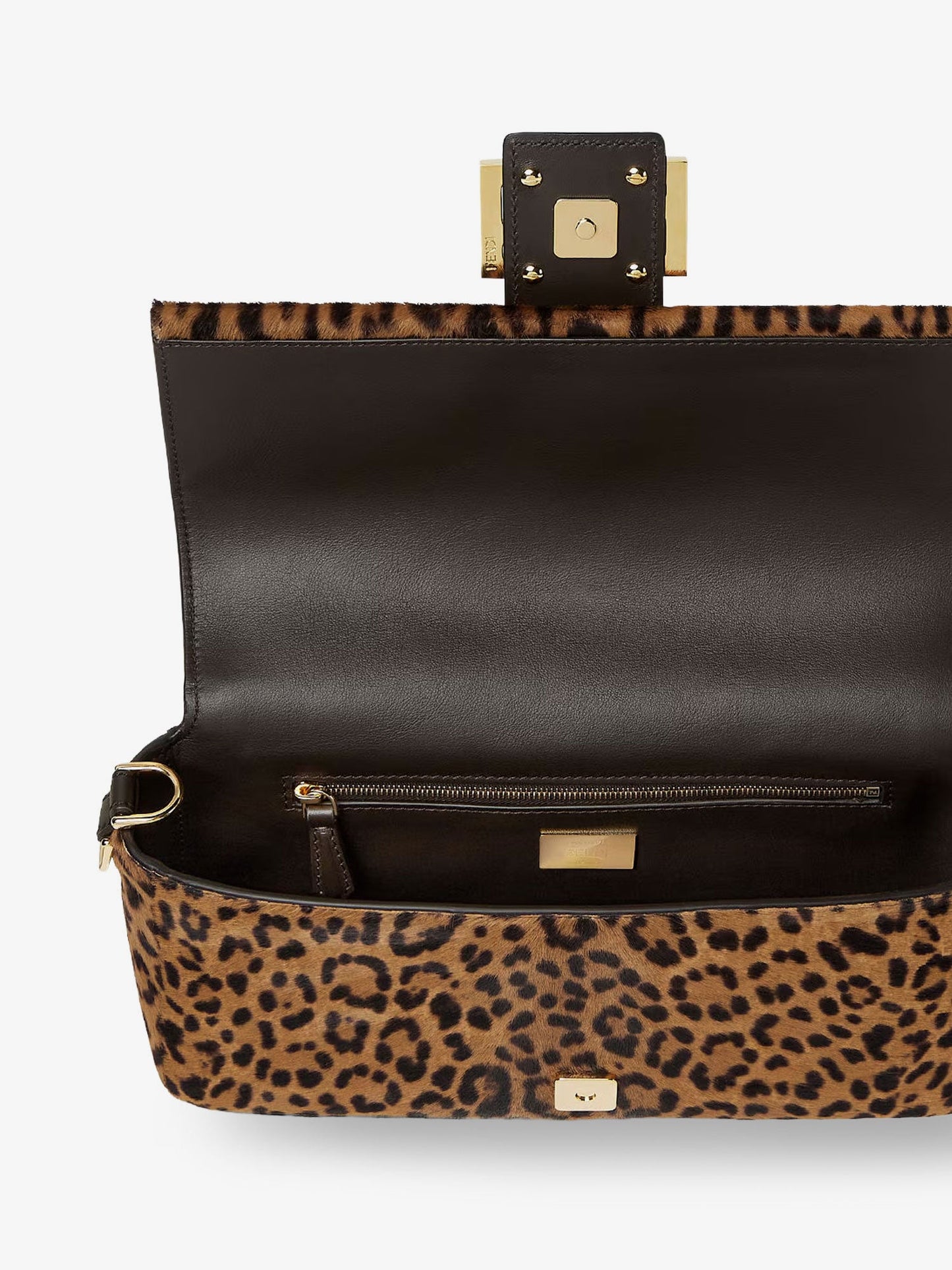 Fendi Baguette® Handbag In Raffia With All Over Ff Embroidery
