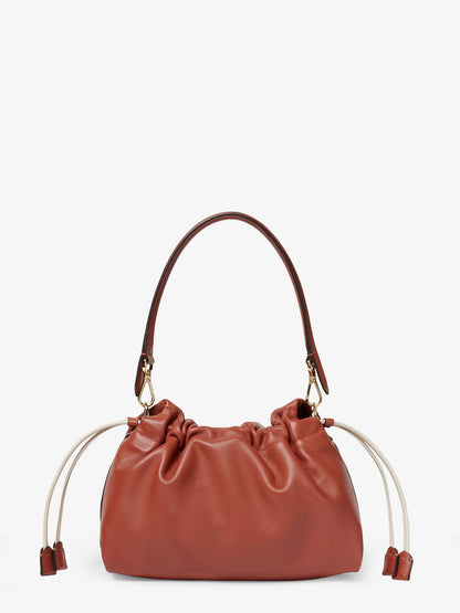 Fendi Mamma Baguette Medium Raffia Crossbody Bag