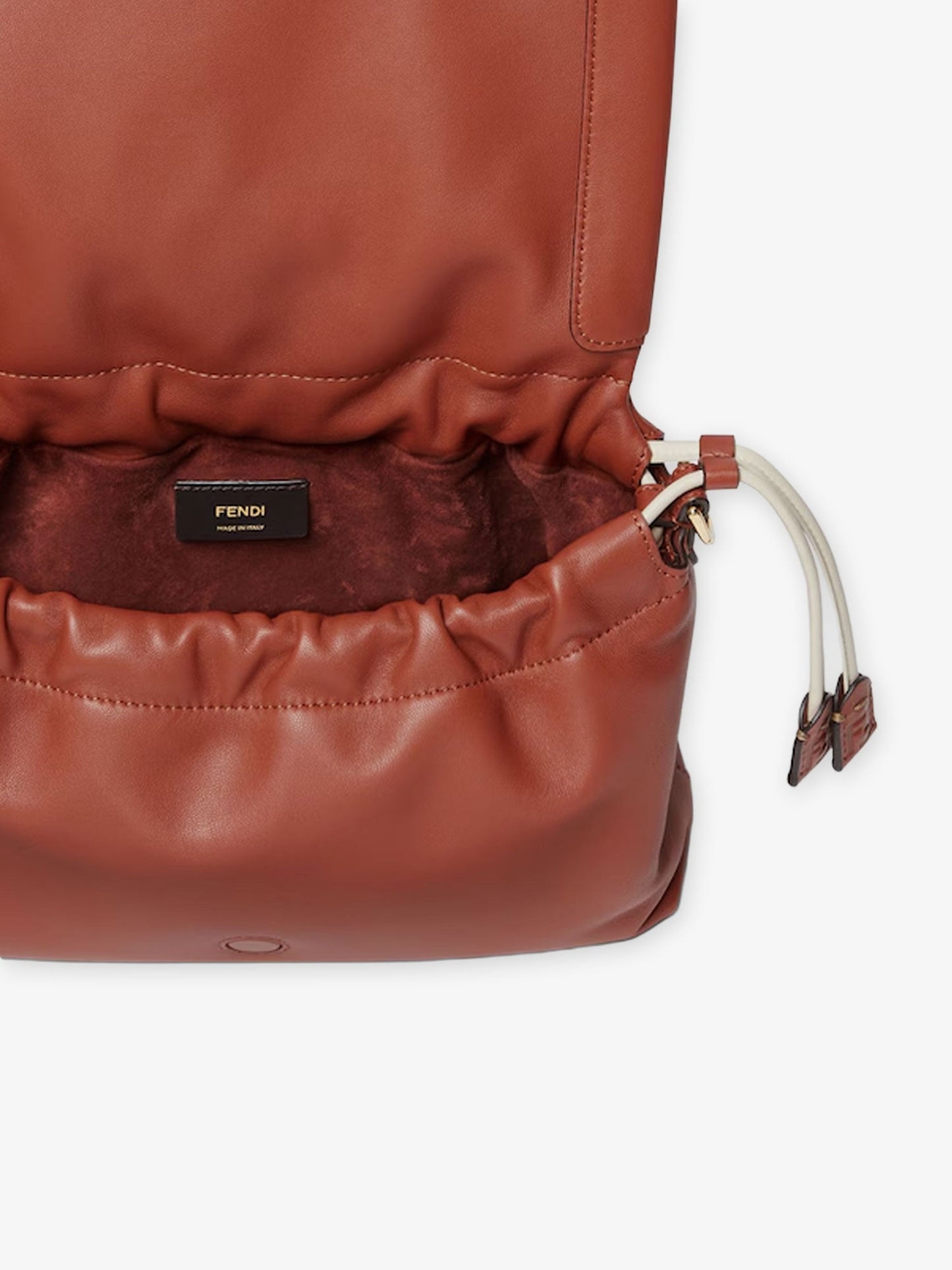 Fendi Mamma Baguette Medium Raffia Crossbody Bag