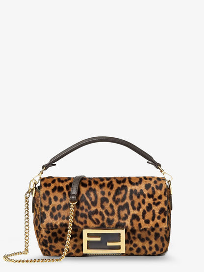 Fendi Baguette® Mini Raffia Crossbody Bag