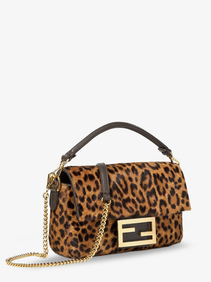 Fendi Baguette® Mini Raffia Crossbody Bag
