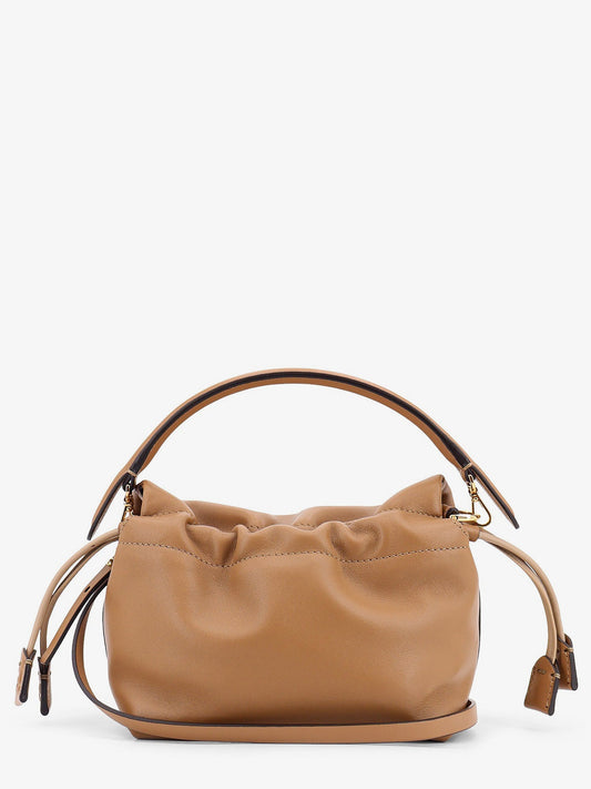 Fendi Mamma Baguette Small Leather Crossbody Bag