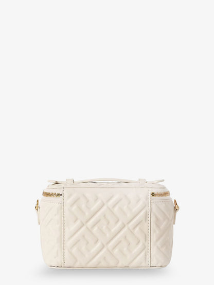 Fendi Fendi Vanity Leather Crossbody Bag With Ff Motif