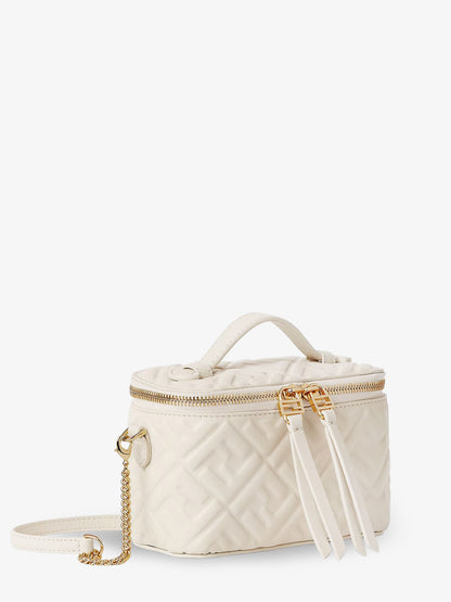 Fendi Fendi Vanity Leather Crossbody Bag With Ff Motif