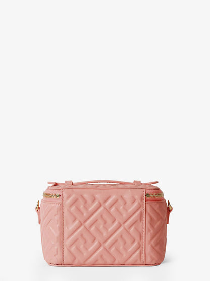 Fendi Vanity Leather Shoulder Bag With Ff Motif