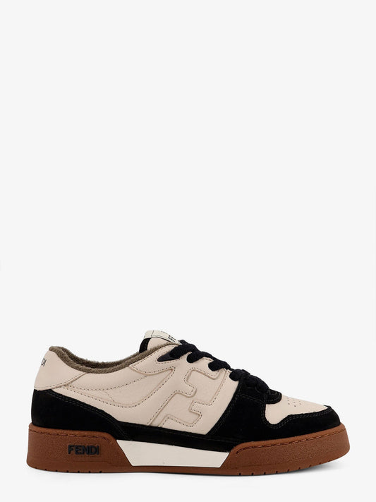 Fendi Fendi Match Low Top Leather Sneakers