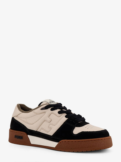 Fendi Fendi Match Low Top Leather Sneakers