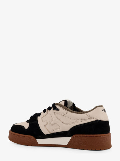 Fendi Fendi Match Low Top Leather Sneakers